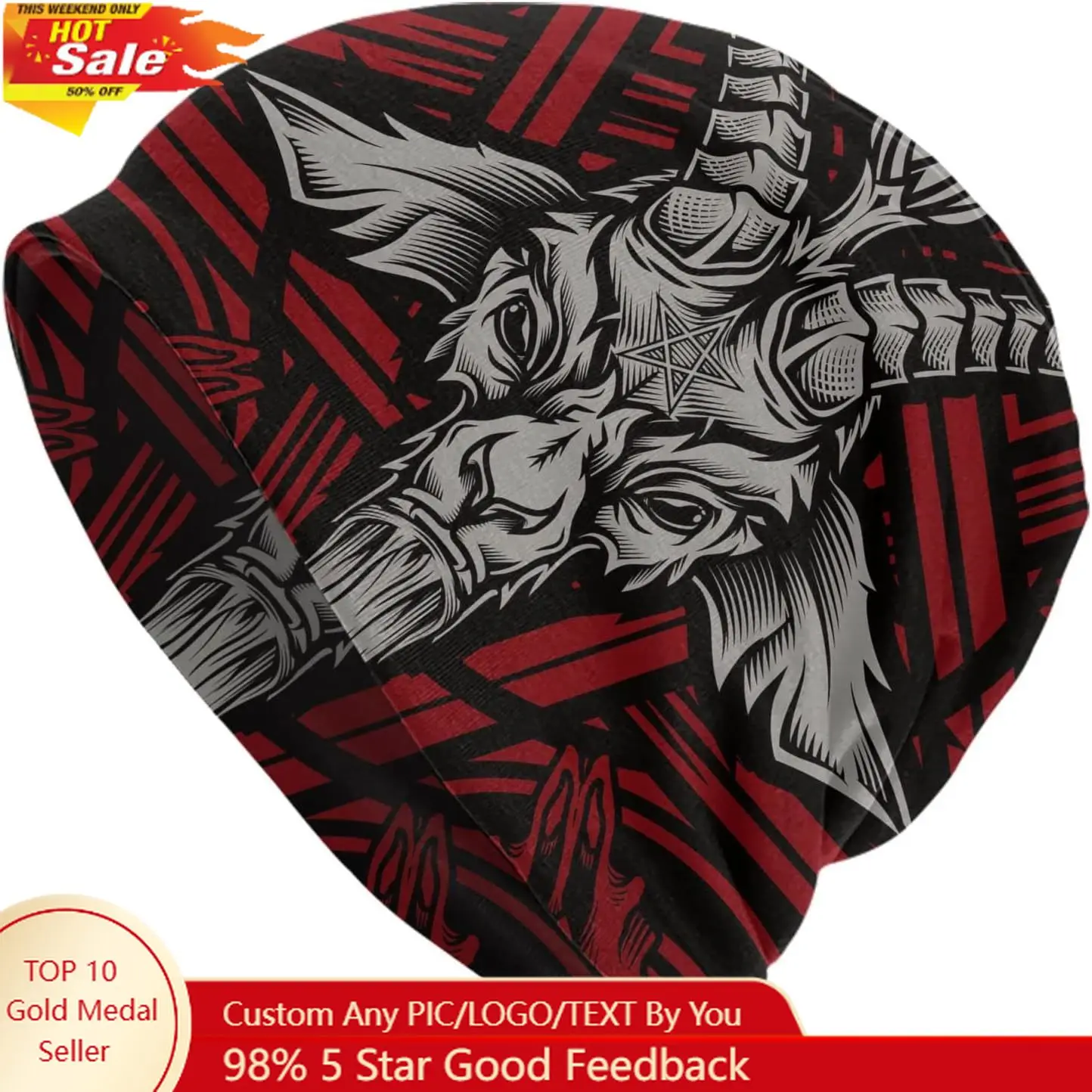 

Casual Scarf Bandana Loose Hat Stretch Headwear Beanie Hat