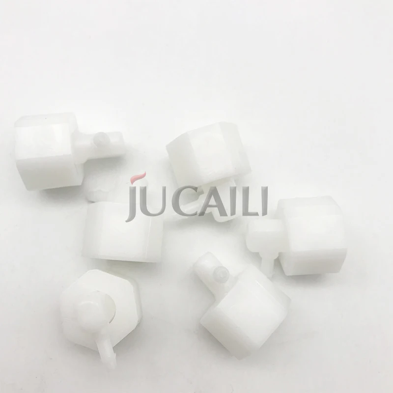 Jucaili 5PCS UV Solvent Printer Bulk Ink System CISS 1.5L 1.8L 2L UV Sub Ink Tank Adapter Ink Cartridge Switch Connector 2 Holes