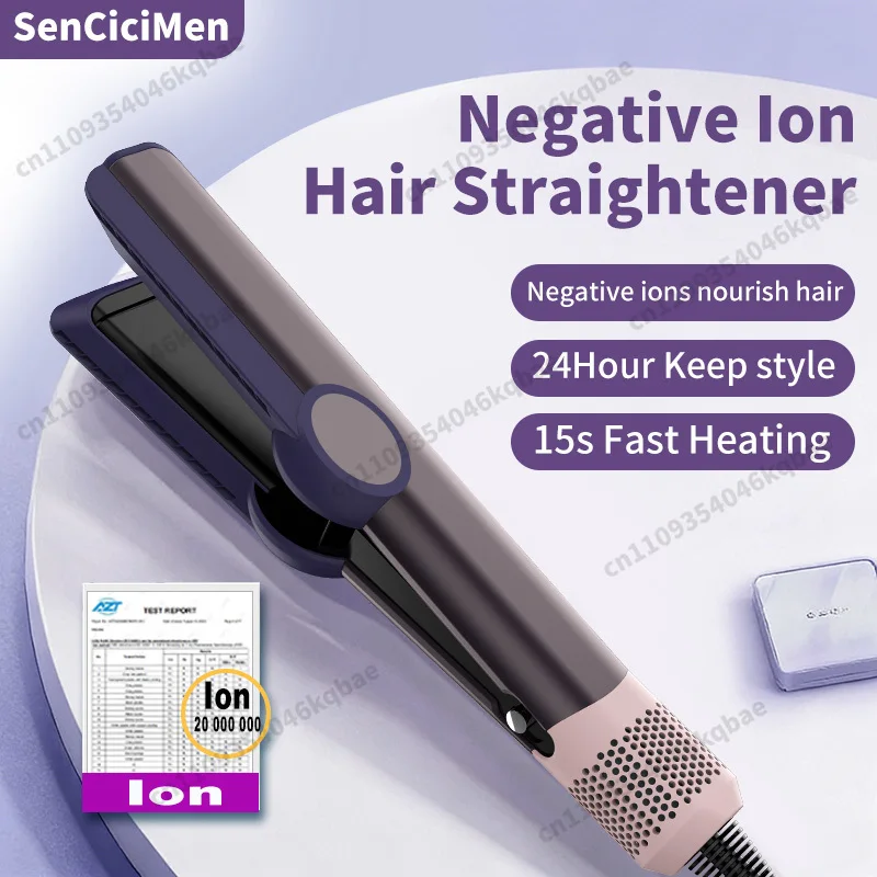 Lokaler Versand SenCiciMen Haarglätter & Haartrockner Negativ-Ionen-Glätteisen zur Feuchtigkeitsversiegelung & Glanz Haarstyling-Tools