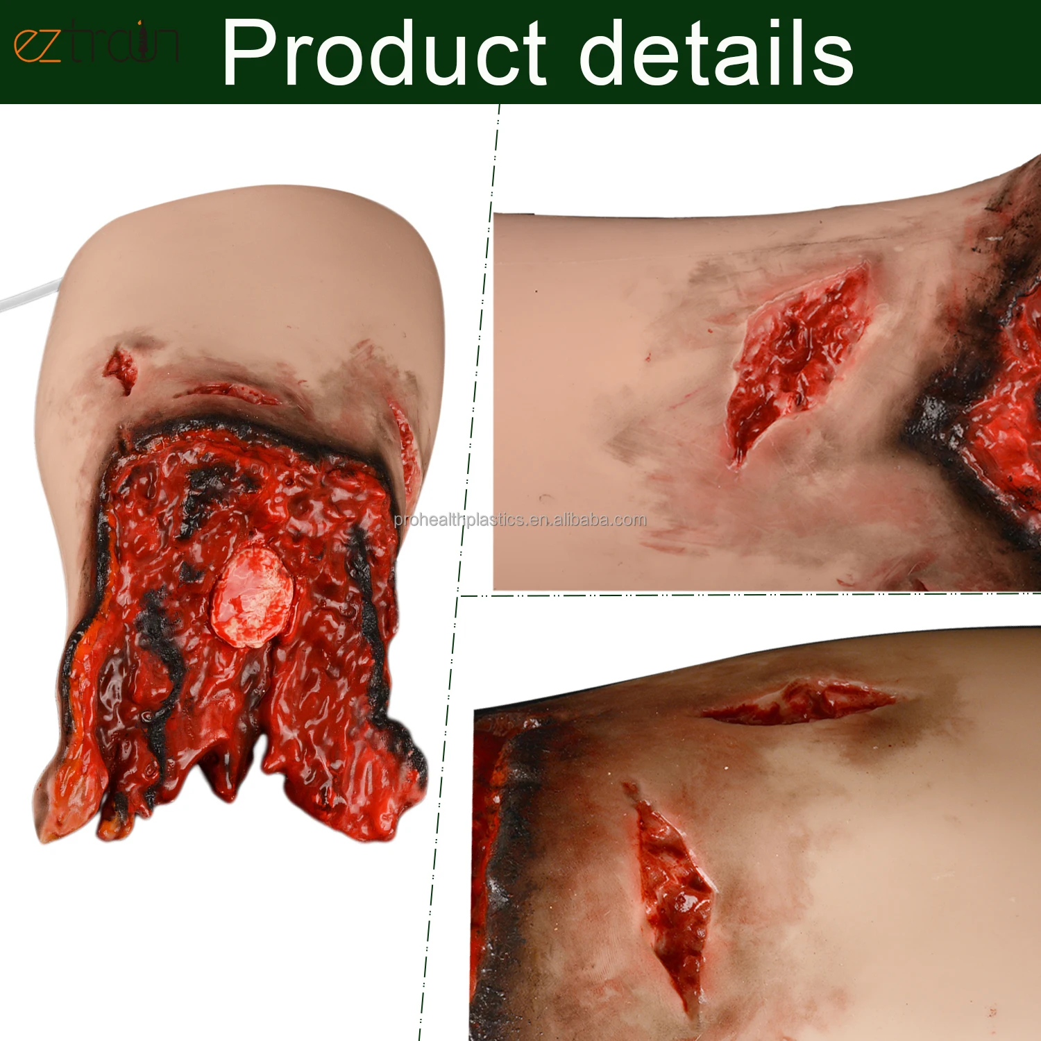 Realistic Wound Simulator for SFX Makeup & Horror Film Projects, Halloween, and Professional Special Effects