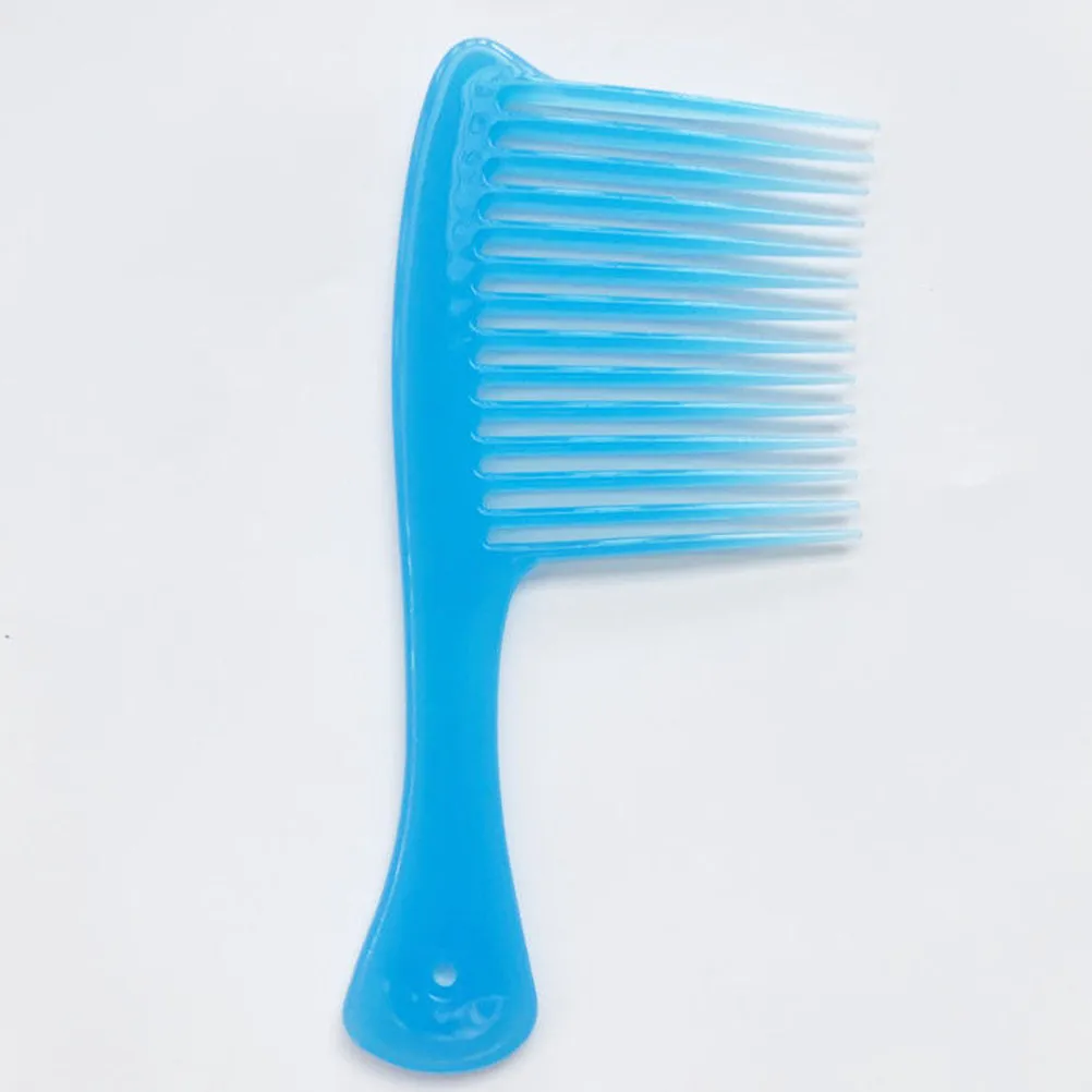 

6Pcs Wide Teeth Hair Comb Professional Hairdressing Slicked-Back Comb Non-Tangling Hair Styling Combs for Salon Household Black