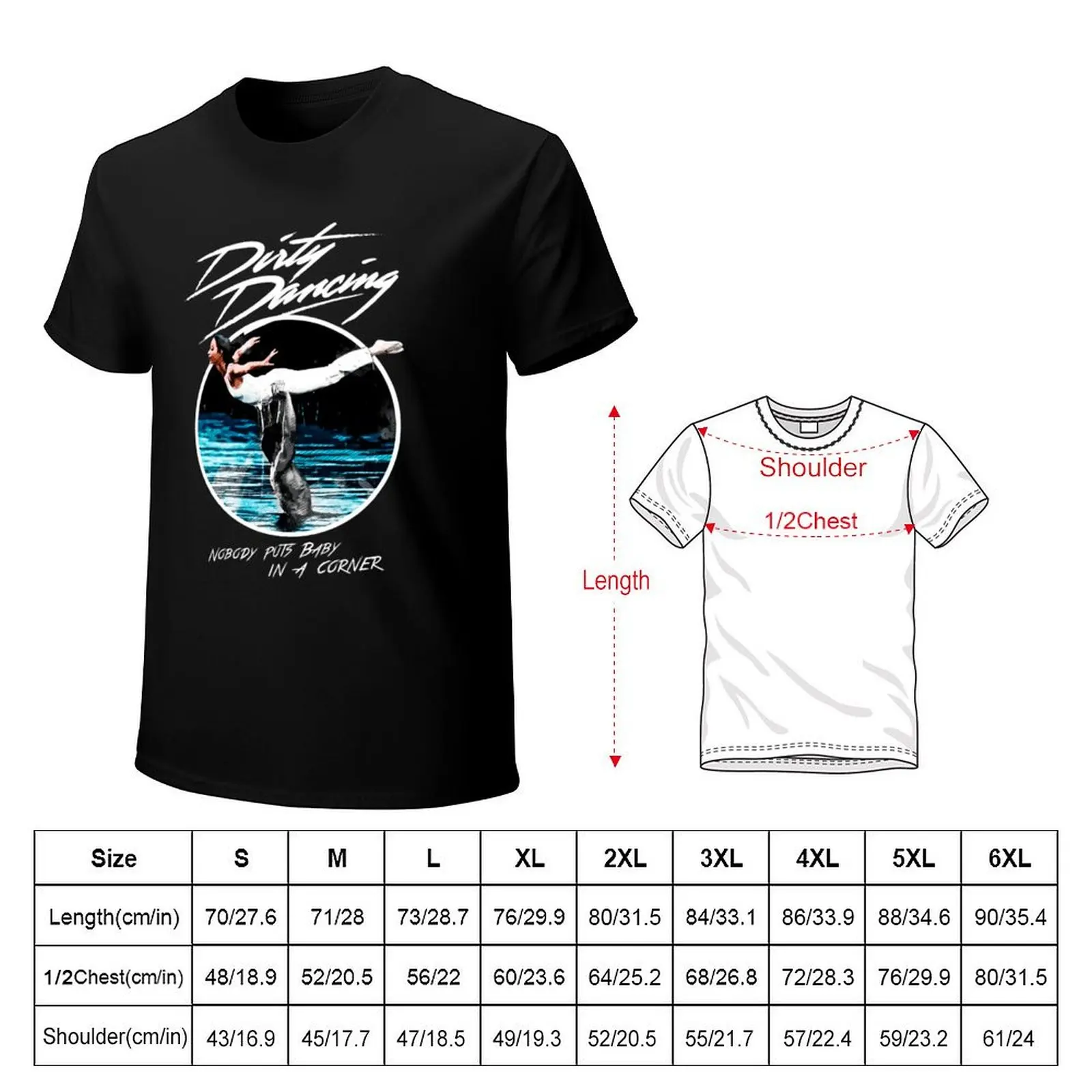 Dirty Dancing 80s T-Shirt Plus Size Simple Casual Top