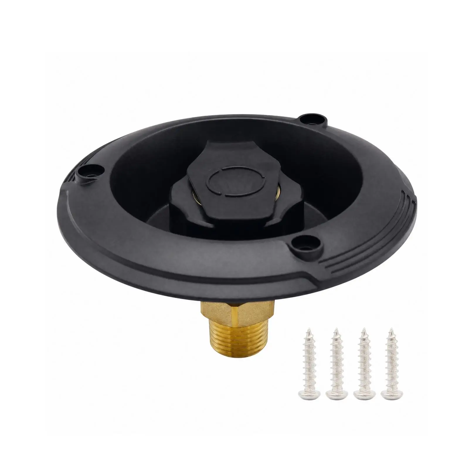 Camper Water Pump Connectors Brass Inlet Fitting for RV Trailer Marine Boat Flange Mount Replacement