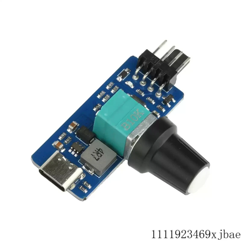 4-Wire Fan Controller Motor Drive Control Module DIY Water Cooling Radiator Control Board Type-C Interface