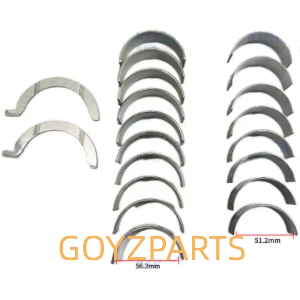 204DTD LR091827 LR082380 Engine Crankshaft Main Bearing Conrod Bearing Thrust Washer for Land Rover AJ200 Ford GALAXY 2.0L