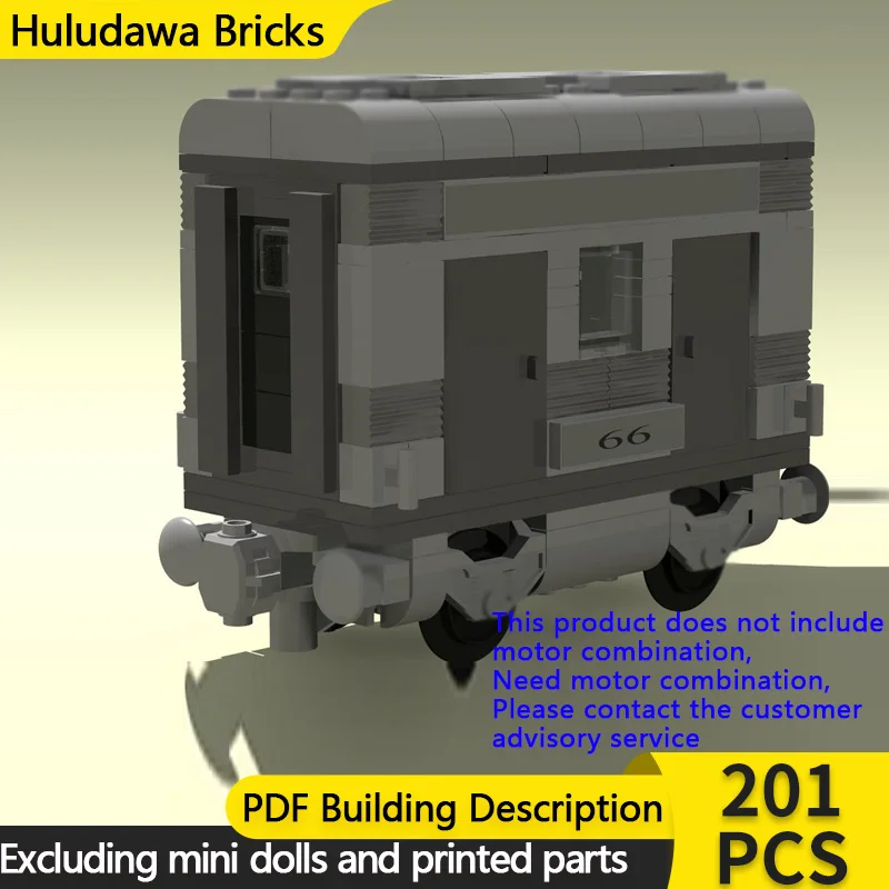 

Конструктор City Car Model MOC: Мини-модель Santa Fe Club-Baggage, модульная технология, детские праздничные подарки, набор для сборки игрушек