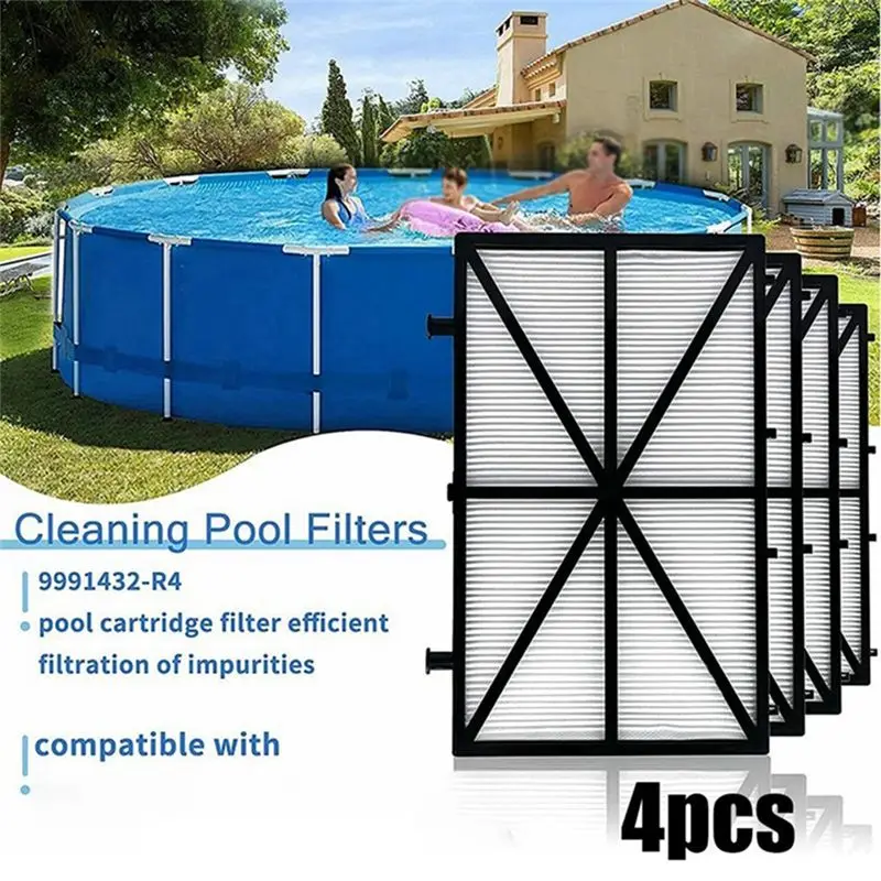 7PCS For Dolphin M400 M500 Ultra-Fine Filter Elements Pool Cleaner Filter 9991432-R4 Pool Filter Spare Parts-New