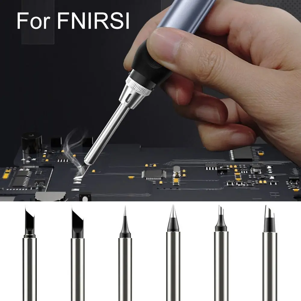 For FNIRSI HS01 Soldering Iron Tip HS01-BC2 B2 ILS KR K65 BC3 Internal Heating Type Lead Free Soldering Replacement Kits