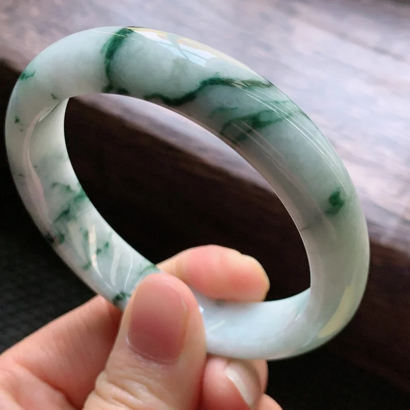 Wholesale Source Factory Natural a Leak-Picking Good Product Pingzhou Pure Jade Bracelet