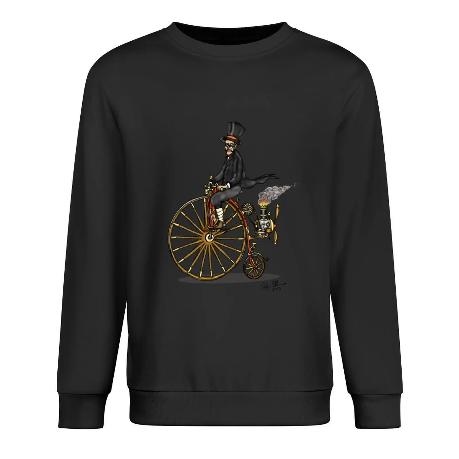 

STEAMPUNK PENNY FARTHING BICYCLE Pullover autumn jacket men men's coat anime clothes men clothing sweatshirts for men