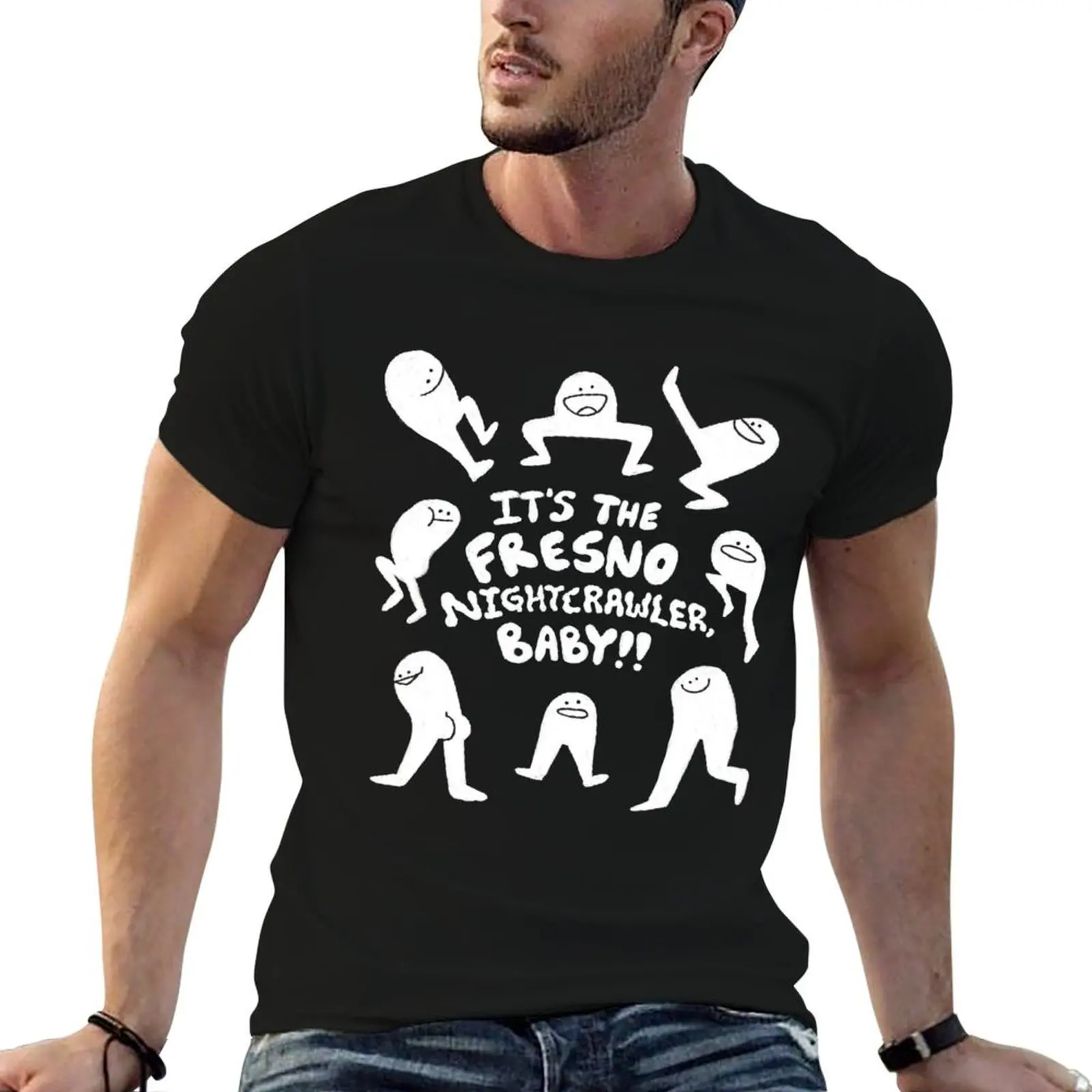

Fresno Nightcrawler T-Shirt man t shirt cotton high quality t shirts for man graphic tees man t shirt cotton T-shirt
