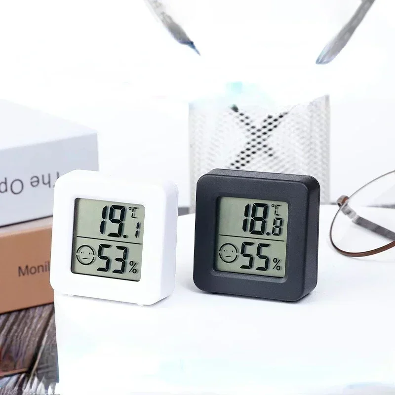 1pcs Mini Thermometer Humidity Meter Sensor Home  Electronic Monitor Indoor Portable Desktop Digital Gauge Room Temperature