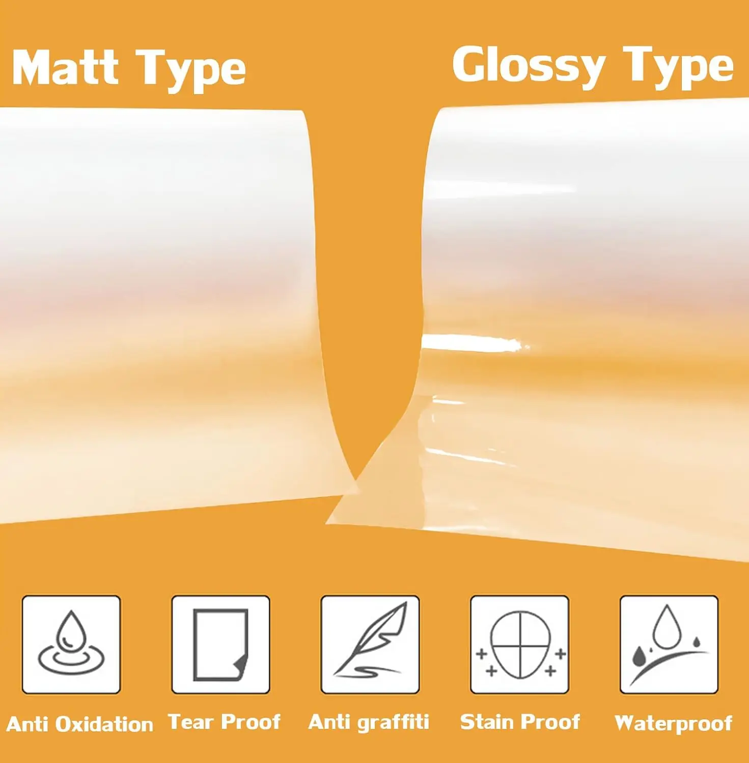 فيلم الترقق الحراري فيلم الترقق الساخن للورق والصور الترقق BOPP فيلم التصفيح الحراري 656ftx12.5in