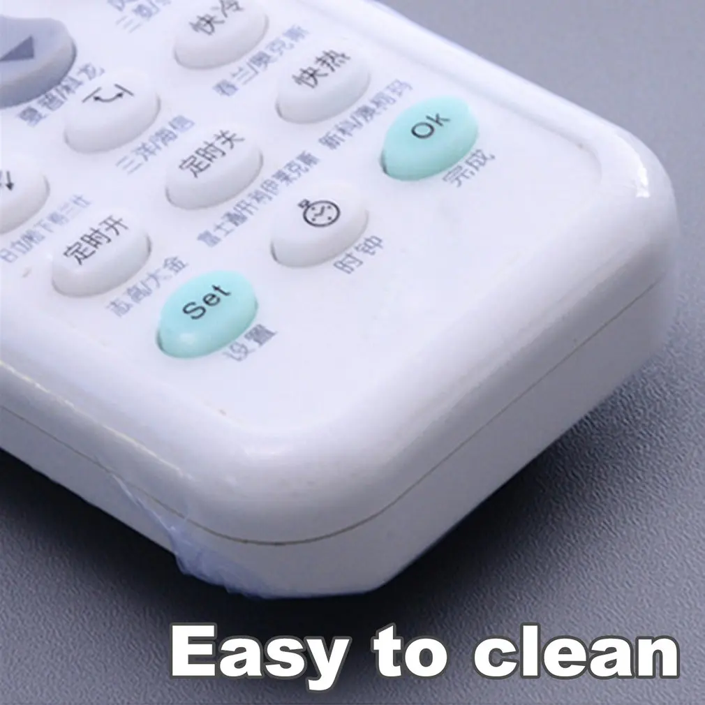 5/10 pces saco de filme de psiquiatra transparente anti-poeira capa protetora para tv ar condicionado controle remoto psiquiatra plástico