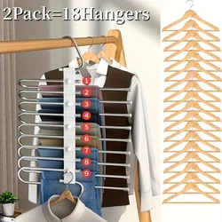 1pc-9-LayerA storage hanger for pants, scarves, etc. - can be used to save space