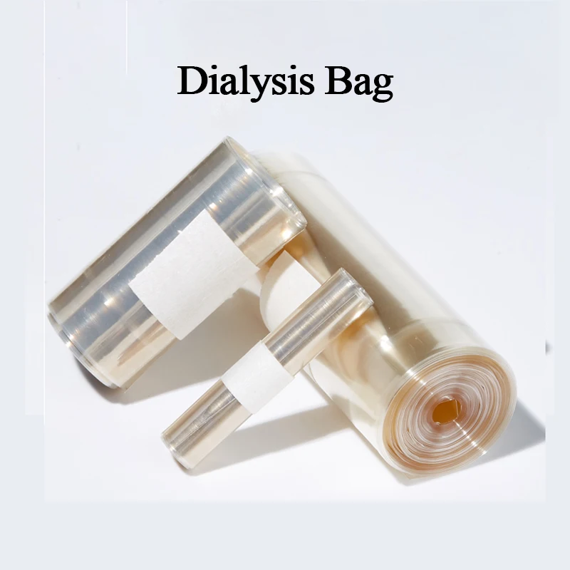 Dry Dialysis Bag Laboratory Dialysis Membrane MD44 MD77 Molecule 3500 14000 Dialysis Bag