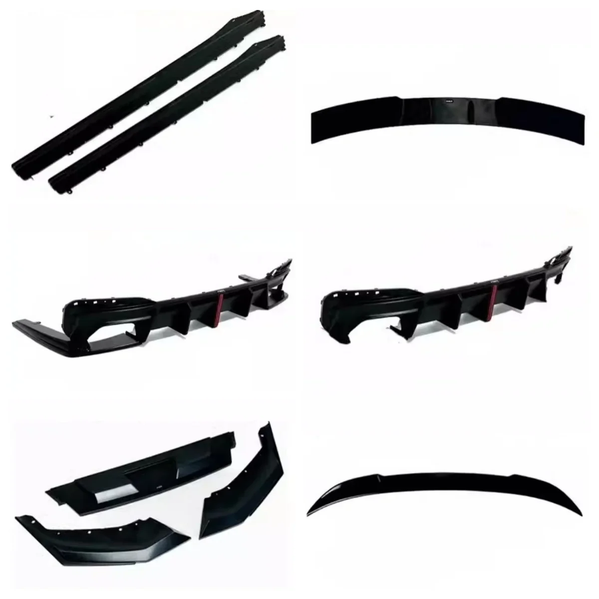 

Body kit for BMW 5 Series G30 G38 2021-2023 modified Front lip Rear lip Side skirt Tail wing Top wing Car Accessories