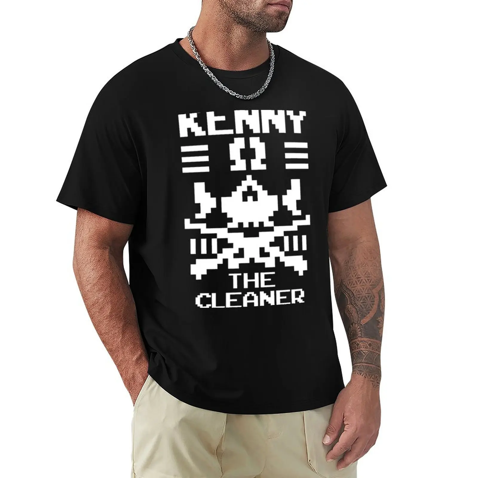 

Kenny Omega 8-bit The Cleaner Bullet Club T-Shirt summer clothes Aesthetic clothing designer shirts t shirts for men cotton