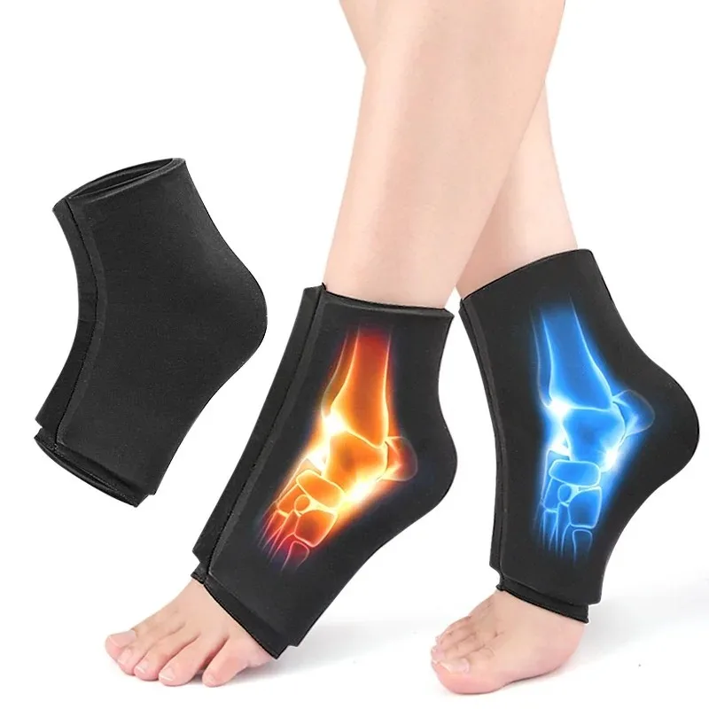 

Reusable Gel Ice Pack For Feet - Hot & Cold Therapy, Ideal For Achilles Tendonitis, Plantar Fasciitis, And Swelling Relief