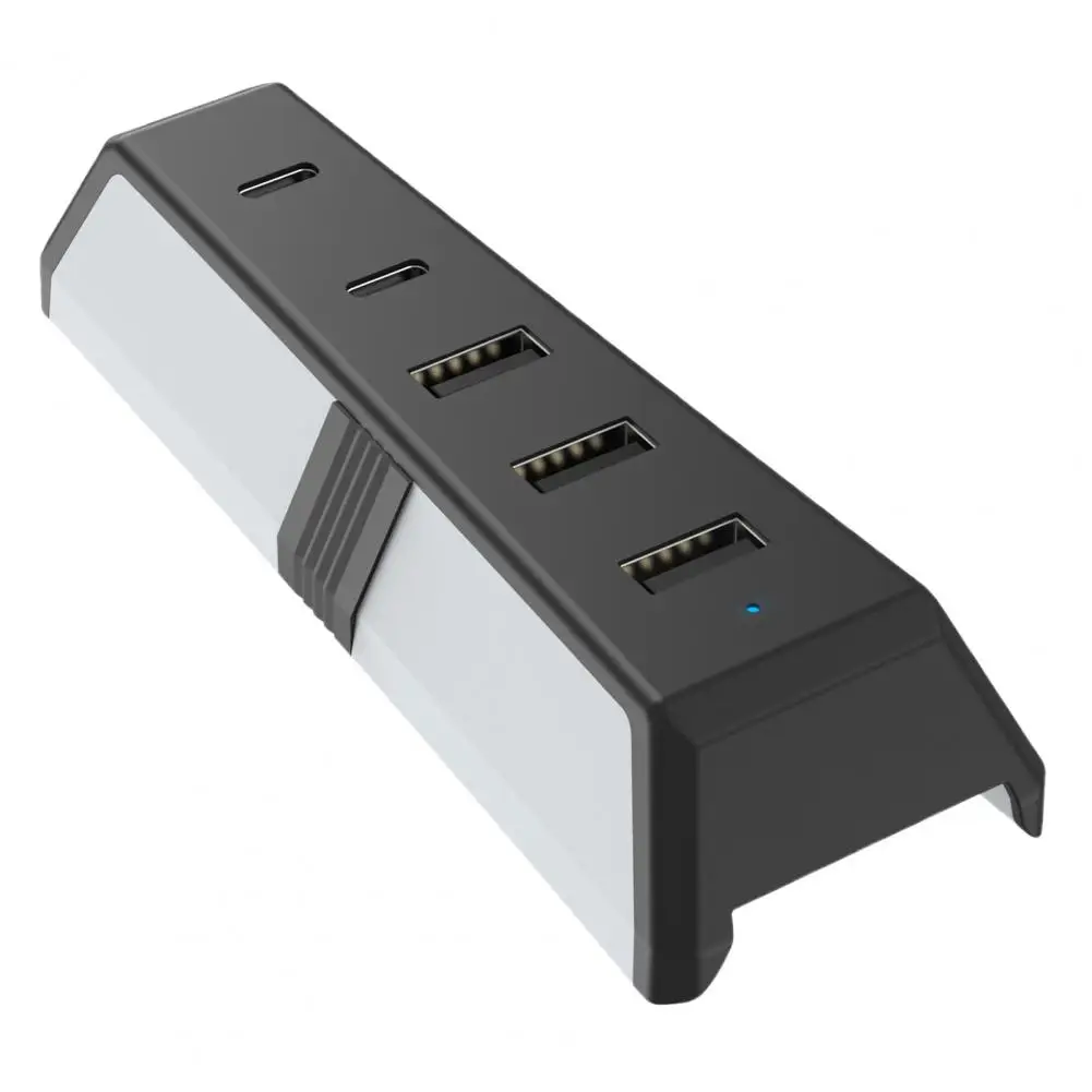 Universal Compatibility Usb Hub Universal Gaming Console Type-c 3.1 Usb Extender for Ps5 Data Transfer Easy to Use 5