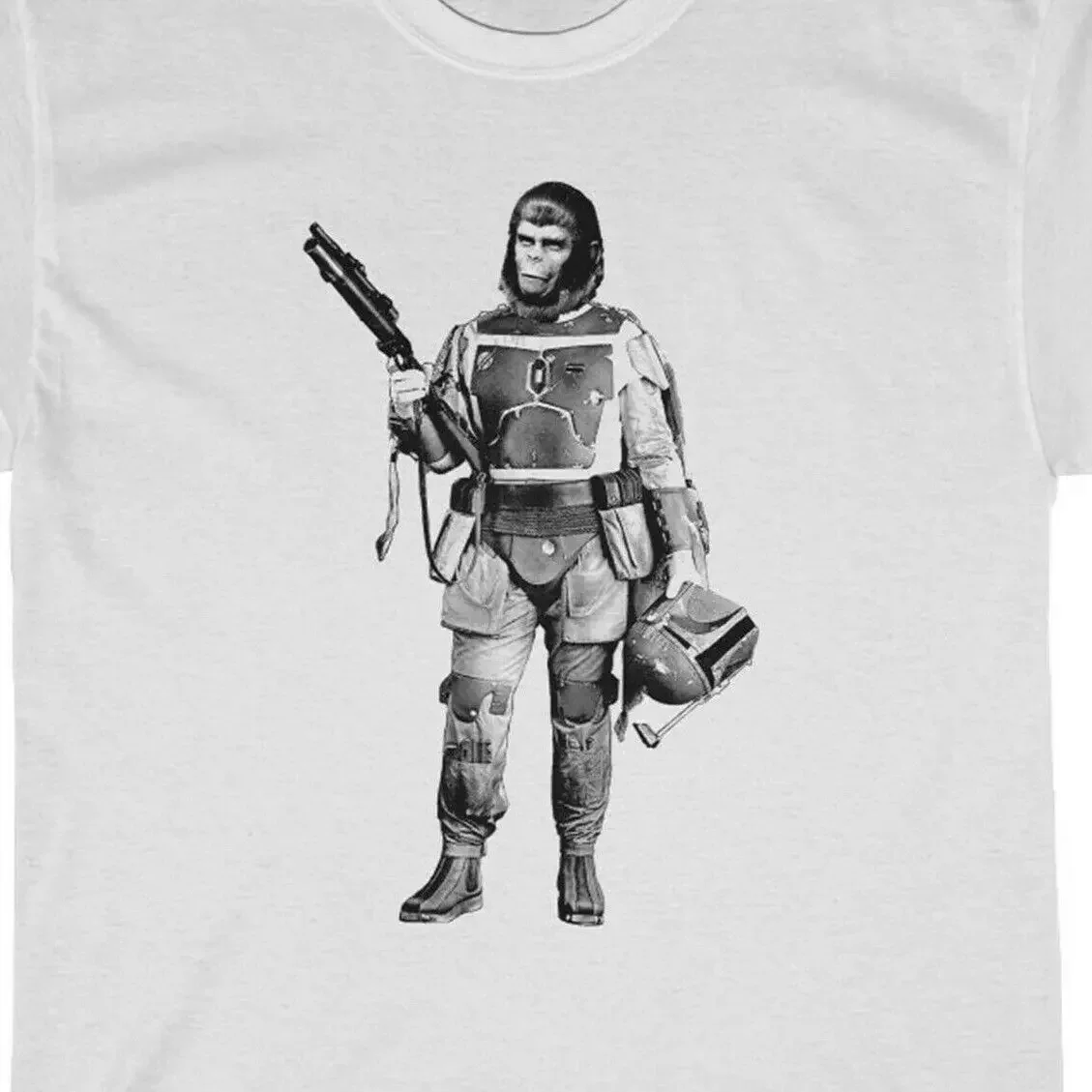 BOBA APE FETT Shirt - MASH UP Planet Mando Apes this is the way