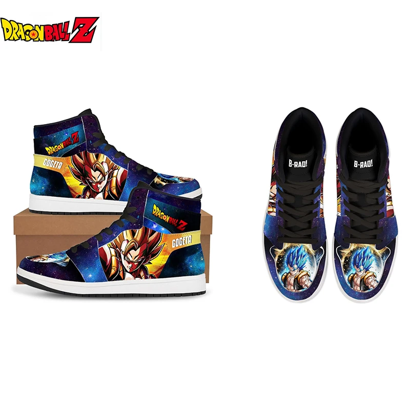 Dragon Ball Customized Anime Sneakers Basketball Shoes Fashion Male Female High Top Casual Shoes Son Goku Gogeta Festival Gift