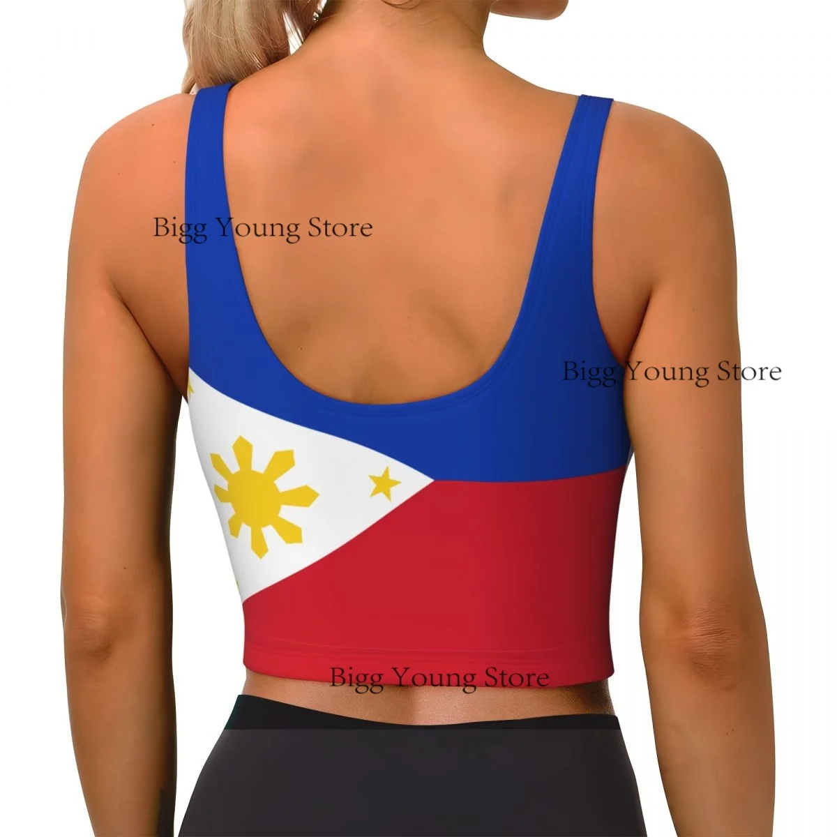 Gilet de Yoga pour femmes, haut court de sport, drapeau des Philippines, Streetwear, débardeur respirant pour entraînement