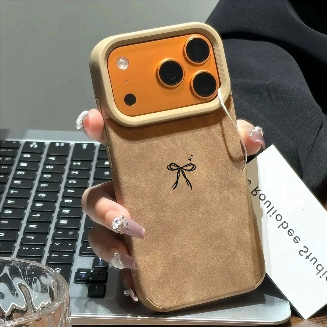 Niedliche Minimalistische Kirschschleife Handyhülle für iPhone 16 Hüllen iPhone 17 Pro Max 13 11 12 15 14 16 Plus XS X XR Stoßfeste Fallschutz-Hülle – Detail 7