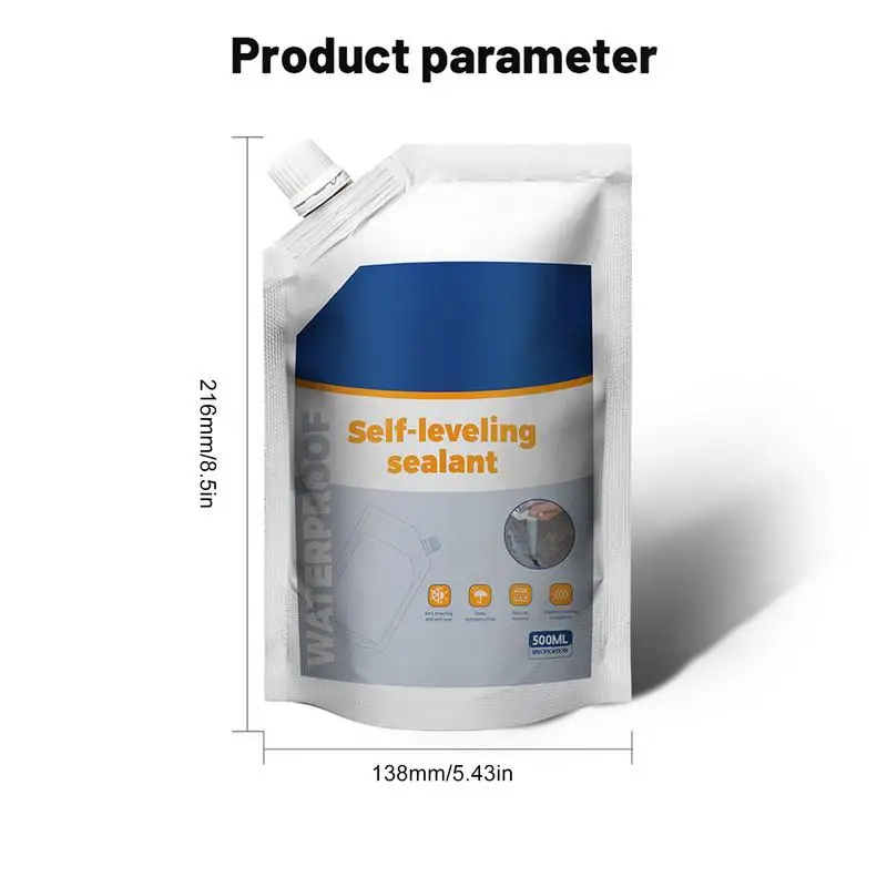 مانع التسرب الخرساني في الهواء الطلق 500 مللي مانع التسرب الكراك المقاوم للماء لكامل ربط اختراق الأسمنت مع قوة عالية لحمام السباحة