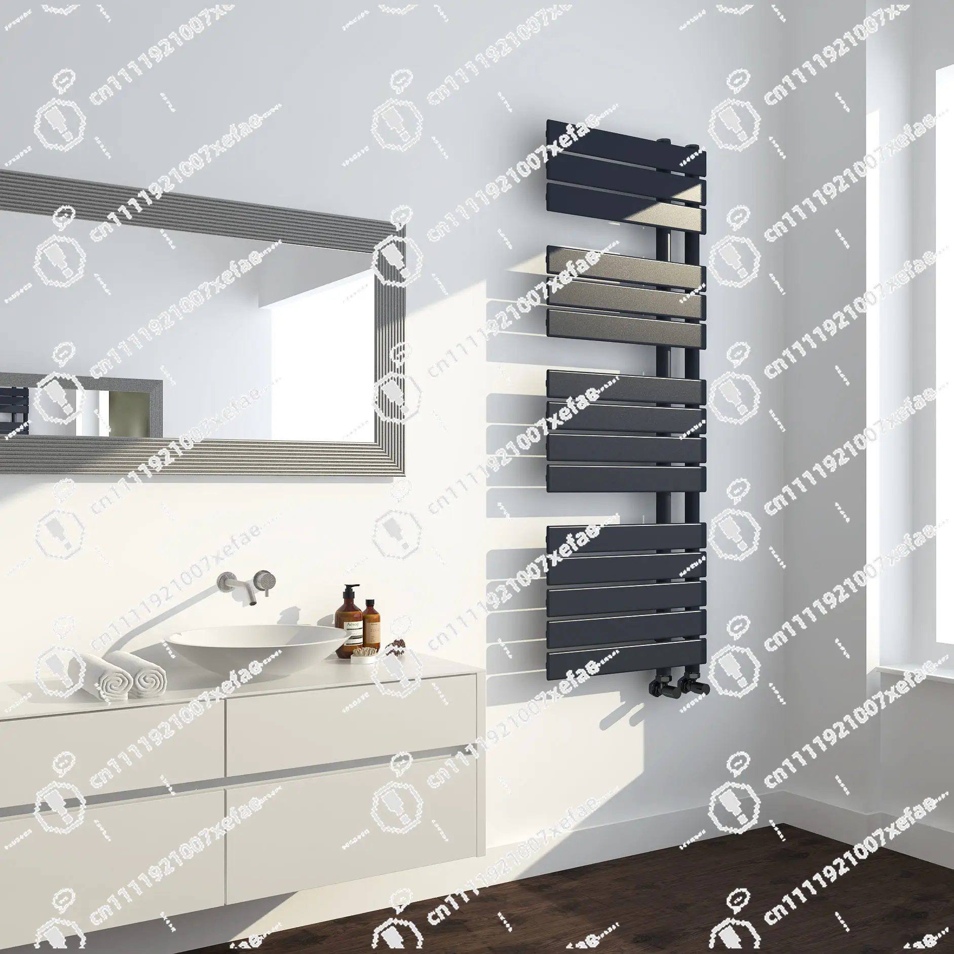 

Towel heater Wall-mounted electric stainless steel heating towel rack heating radiator