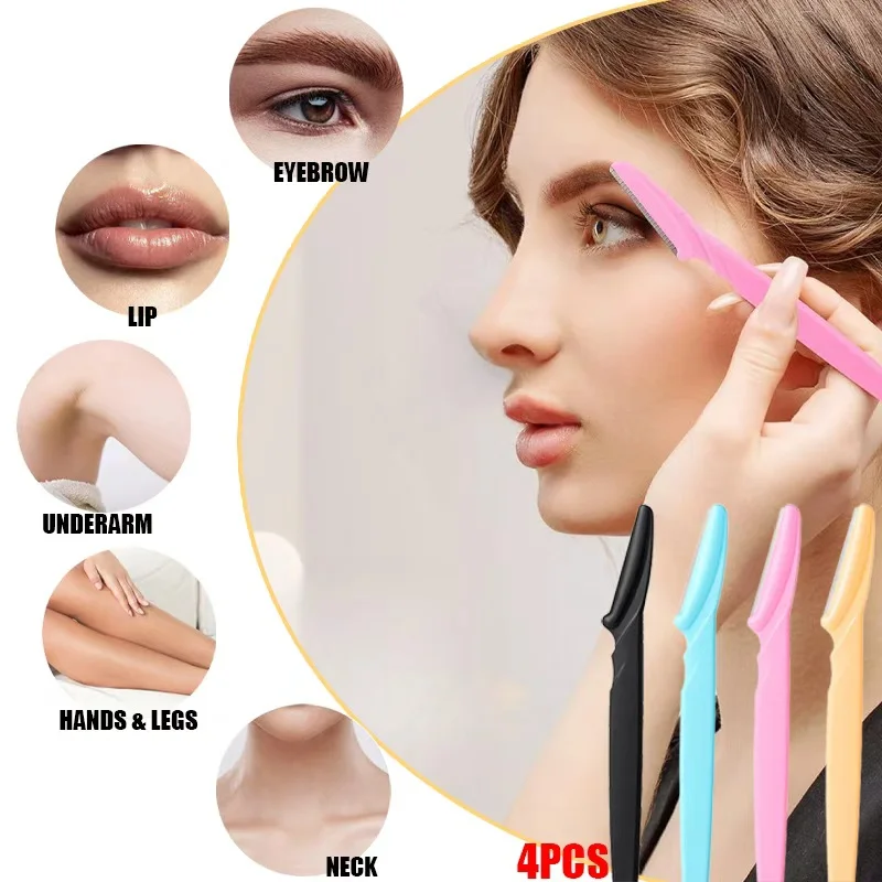 1/3/12/170Pcs Augenbraue Trimmer Klinge Rasierer Tragbare Gesicht Rasierer Augenbraue Epilation Haar Entfernung Schneider Sicherheit rasiermesser Make-Up-Tools
