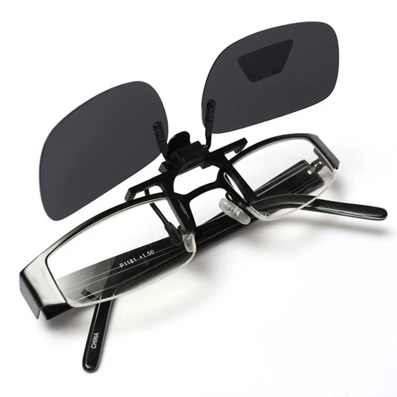 Polarized Sunglasses Clips Glasses Clip Driving Night Vision Eyeglasses UV380 Fishing Shades High Definition Sun Glasses Clips