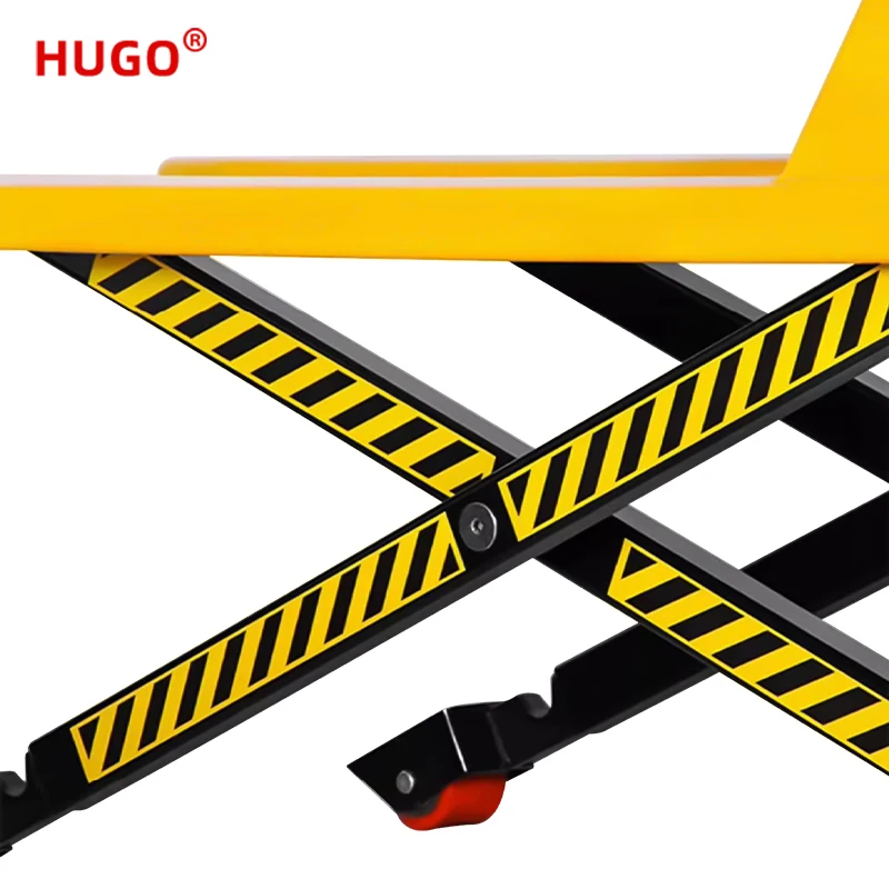 

Low Price 1ton 500kg Manual High Lift Hand Scissor Lift Pallet Truck
