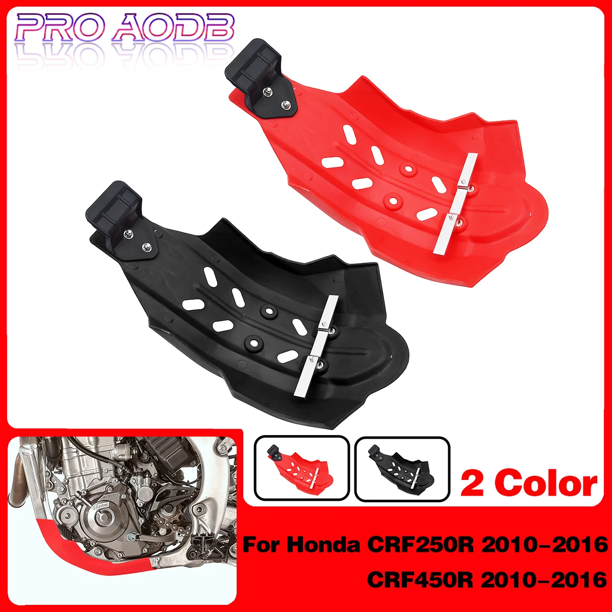 Motorcycle Engine Frame Protector Cover Guard Skid Plate For Honda CRF 250R 450R 2010-2016 Endurance Dirt bikes Universal Parts