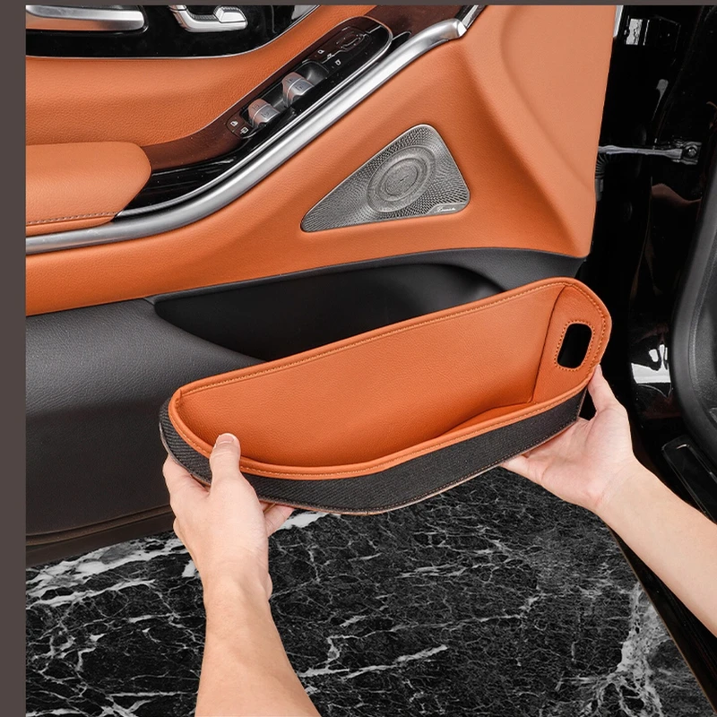 Suitable for Mercedes-Benz S-Class S400L door storage bag S450L S480 special door panel storage car interior supplies