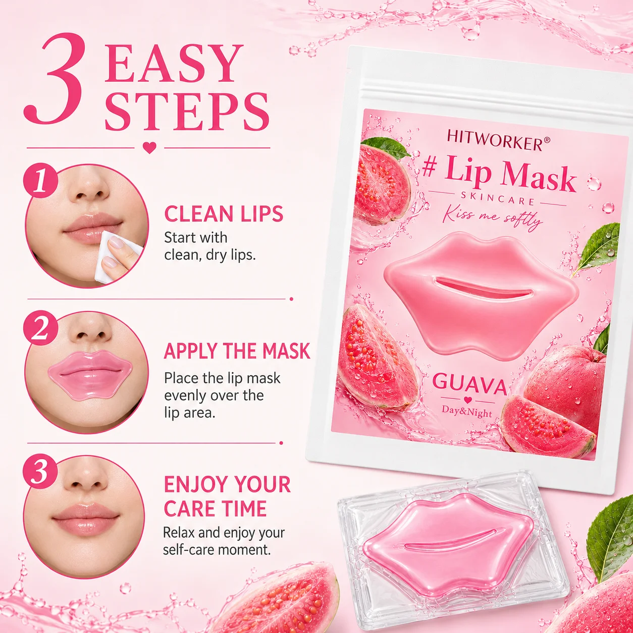 10 stuks Guava Lip Skincare Ma - Skincare Routine recensie en prijs