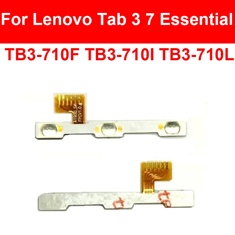 

on off Power Side Key & Volume Button Flex Cable Ribbon For Lenovo Tab3 7 710 TB3-710F TB3-710I TB3-710L Tablet Reapir Parts