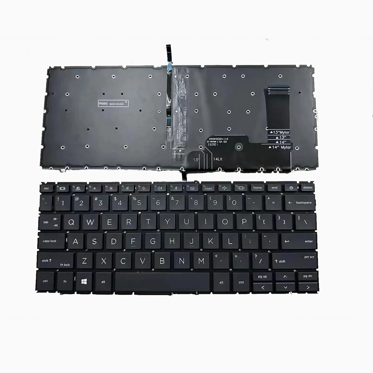

New US Russian Keyboard For HP ProBook 440 G9 445 G9 With Backlit No Frame English RU