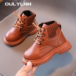 Autunno inverno bambino bambini stivali corti Super caldo ragazze ragazzi scarpe bambini stivali moda bambino stivali bambini scarpe da neve Size21-30