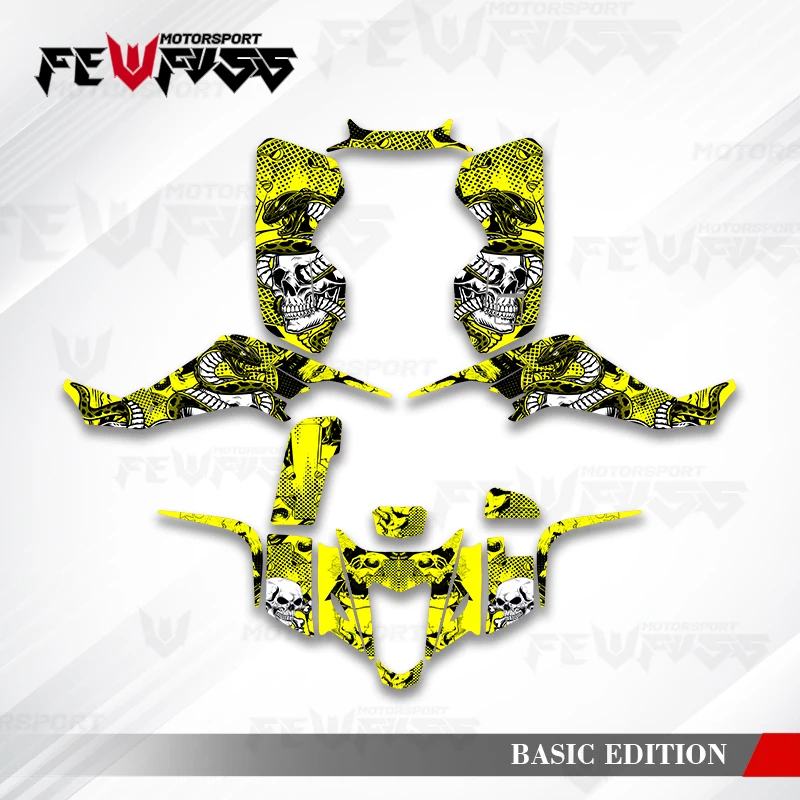 

Графические наклейки Fewfuss, наклейки для мотоцикла, фон на заказ для Suzuki 2003, 2004, 2005, 2006, 2007, 2008, LTZ400 KFX400 001