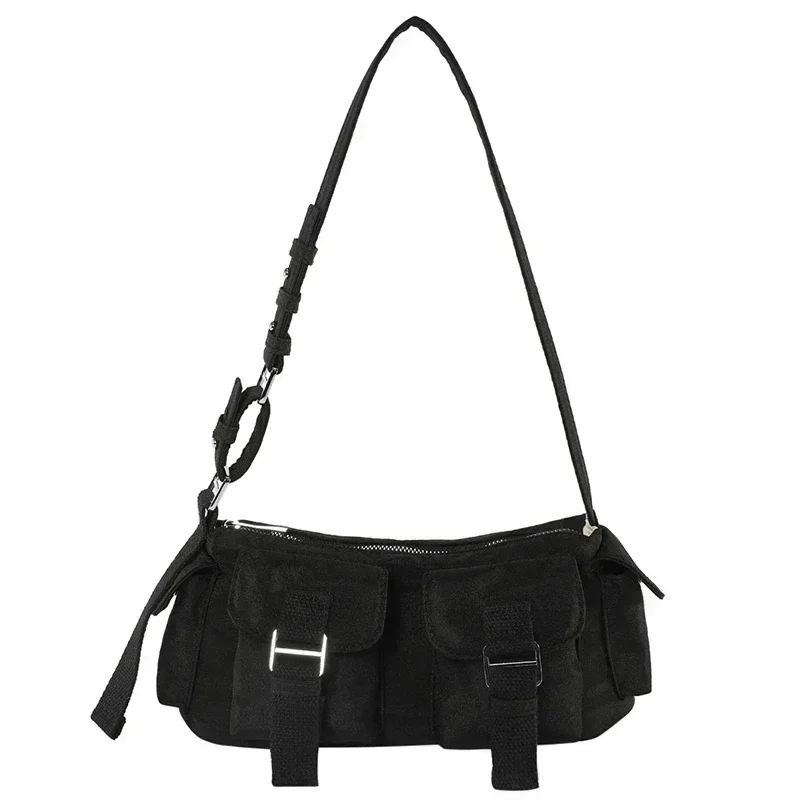 

Nylon Zipper Solid Color Casual Women's Shoulder Bags Simplicity Casual Youth 2024 High Quality Elegant Bags for Women