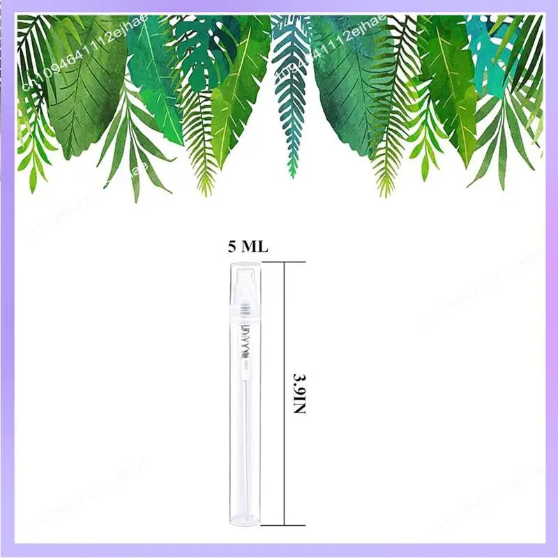 N83R 200 PCS Mini Spray Bottles Perfume Bottles (5Ml) Plastic Refillable Fine Mist Perfume Atomizer