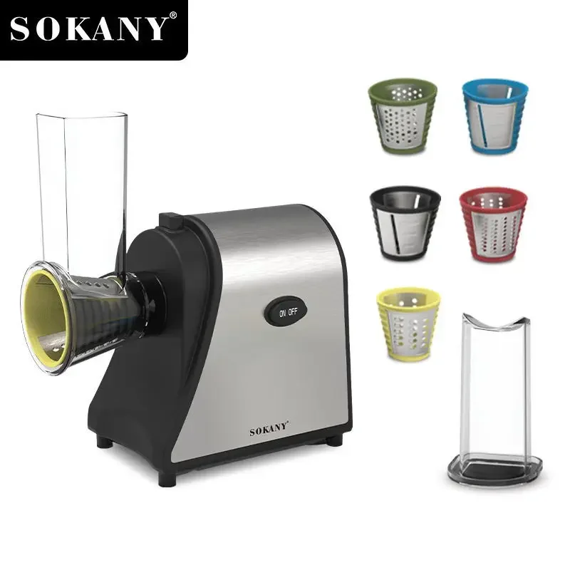 Rotary Cheese Grater Hand Crank Cheese Shredder for Fresh Cheese, Vegetable, Nuts,Non-slip Suction Base