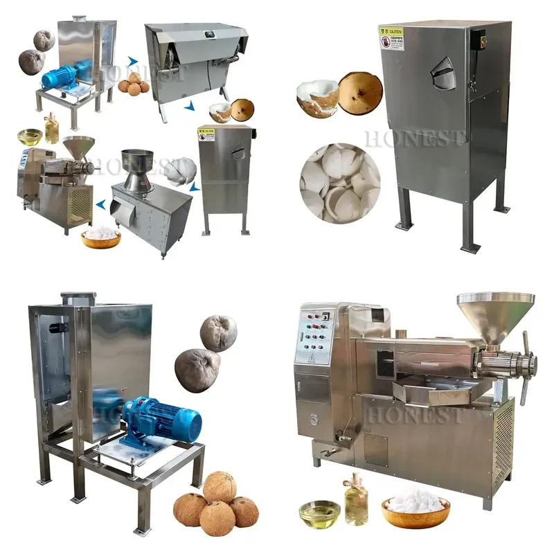YWM Certificate Stainless Steel Coconut Peeling Machine / Coconut Cutting Machine / Coconut Oil Extraction Machine