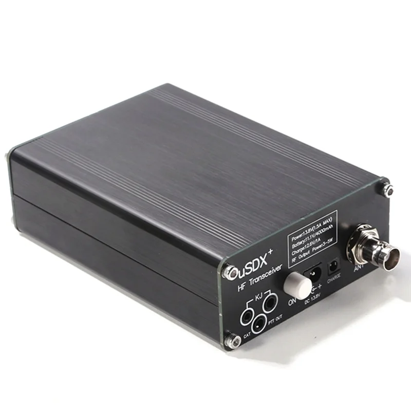B48A USDR USDX+Plus V2 8-Band SDR Transceiver SSB QRP LCD With Display Speaker Microphone Transceiver With US Plug