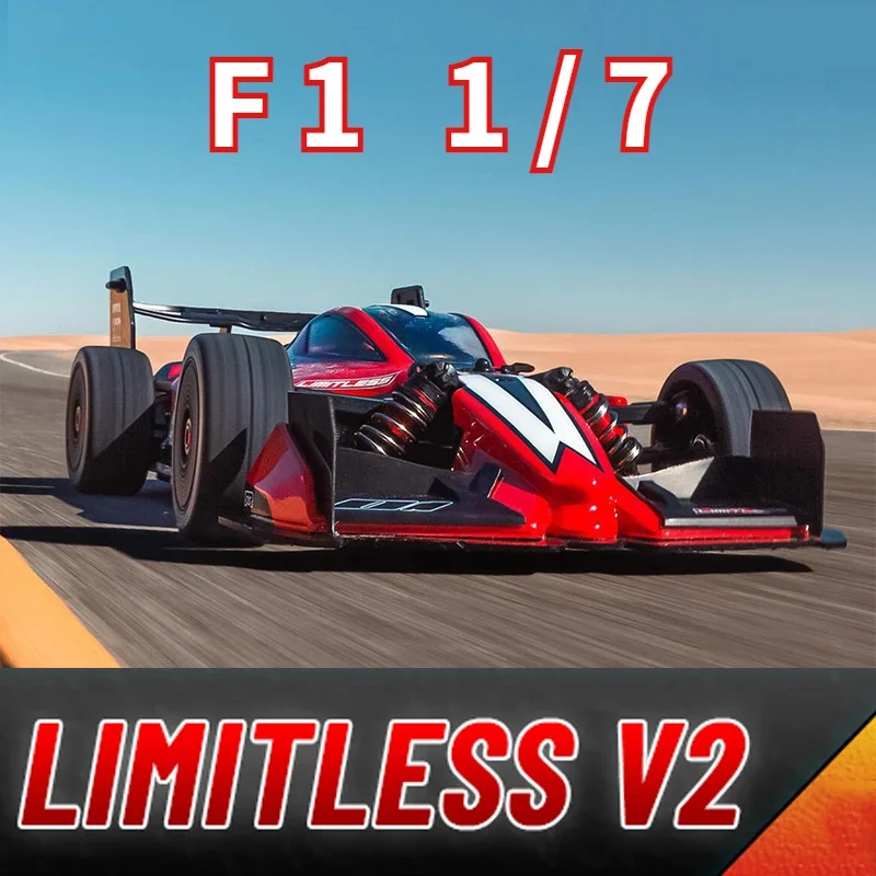 New RC Drift Car 1/7F1 Unlimited LIMITLESS V2 170km/h Electric Racing Supercar Model Rc Cars for Adults