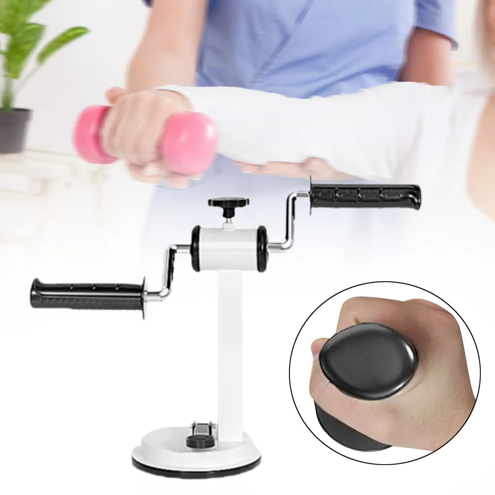 Aparato de entrenamiento con manivela, entrenador profesional de fuerza de extremidades superiores para mujeres y hombres, equipo de Fitness de oficina, gimnasio en casa