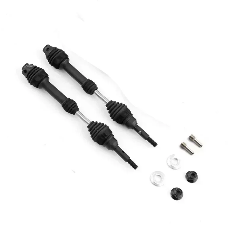 

4 Pcs/2pcs Rear Drive Shaft Steel Driveshaft CVD For 1/10 Trxs Slash Rustler Hoss Stampede VXL 4X4 RC Car