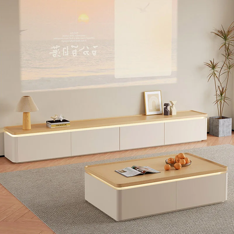 Practical Simple TV Stand Flexible Space Saving Media Console Minimalist Large Capacity Mueble TV Modern Home Furniture