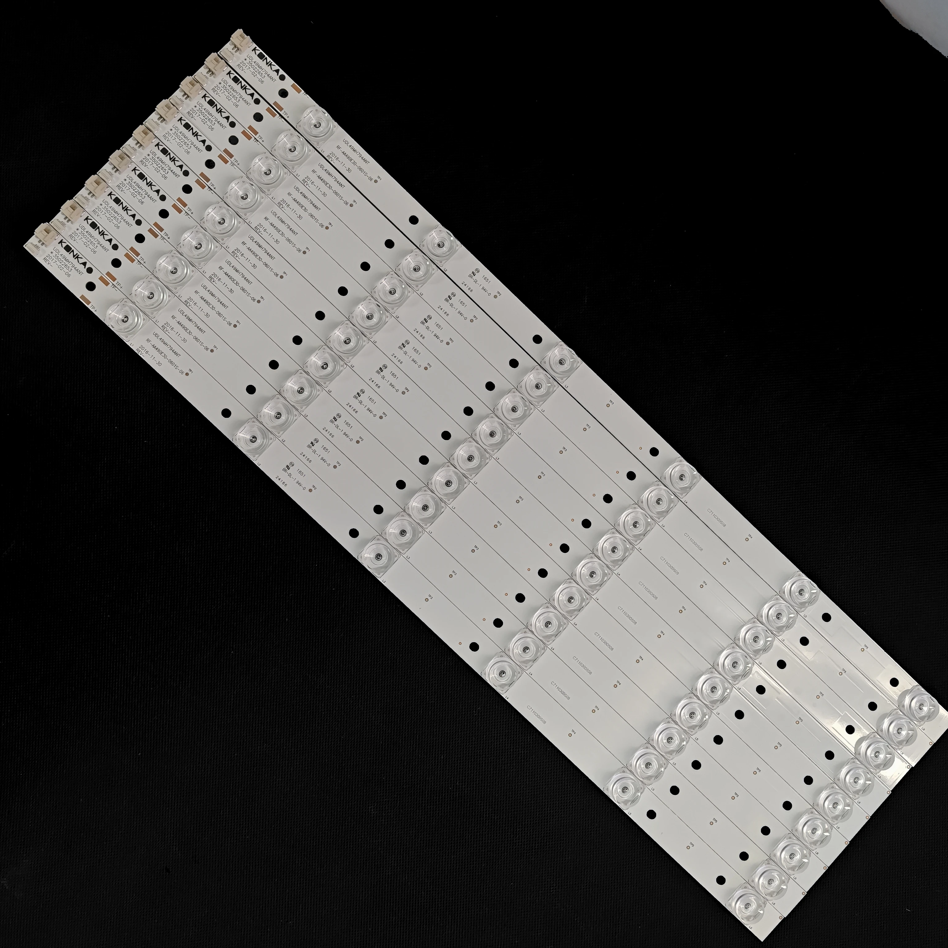 

Лента светодиодной подсветки, 6 ламп для BGH BLE4918RTUXICL 49k1us dexp u49d9000k UDL49MH794ANT 35022653 RF-AA490E30-0601S-06